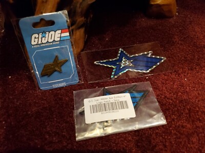 GI Joe Skybound Image Kickstarter Exclusive Pin Patch Sticker Lot