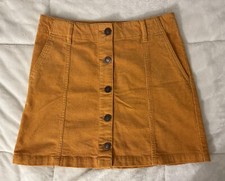 Coquette Fall Summer Y2K Skirt Trend A Line Buttons Size M Vintage Gilmore Rory