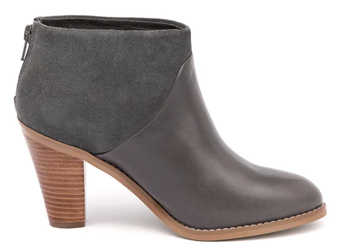 Diana Ferrari 'Rhinestone' Leather Suede Ankle Boots Size 9 Grey Women’s EUC - Picture 4 of 13