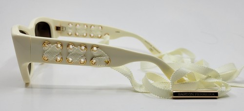 Barton Perreira "Cora" Ivory "Tempted To Touch" Brn Polar Ltd Edition Sunglass - Picture 3 of 9