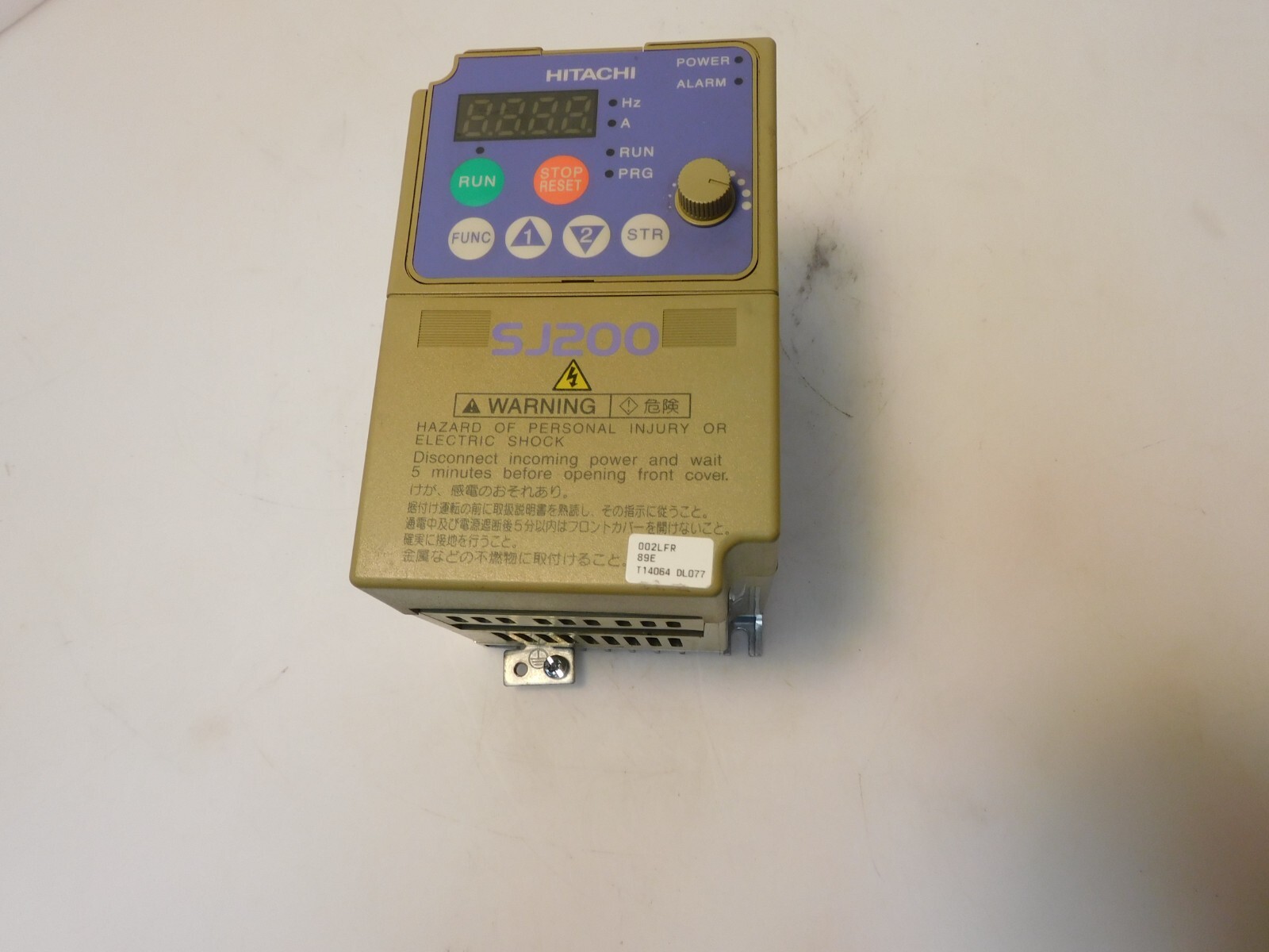 HITACHI SJ200002LFR INVERTER SJ200 0.2kW 1/4HP 3PH 200240V 2.0A eBay