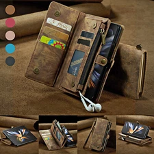 For Samsung Galaxy Z Fold 6 Fold 5 4 Wallet Case Card slot Holder Leather Cover