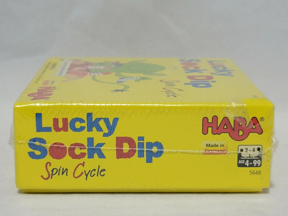 NEW Lucky Sock Dip - Spin Cycle Game US Version of German Socken Zocken by HABA - Image 4 of 4