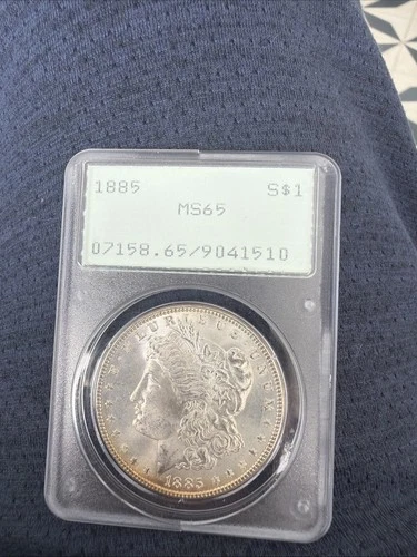 Morgan Silver Dollar - 1885 - MS65