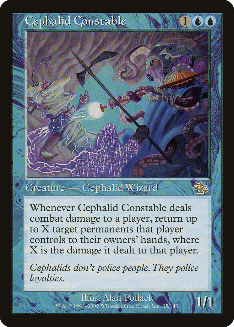 Cephalid Constable (35) Judgment MTG Magic the Gathering NM