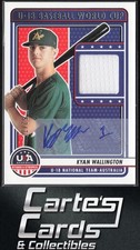 Kyan Wallington 2023 Stars Stripes #U18-KR World Cup Australia Auto Relic 52/72