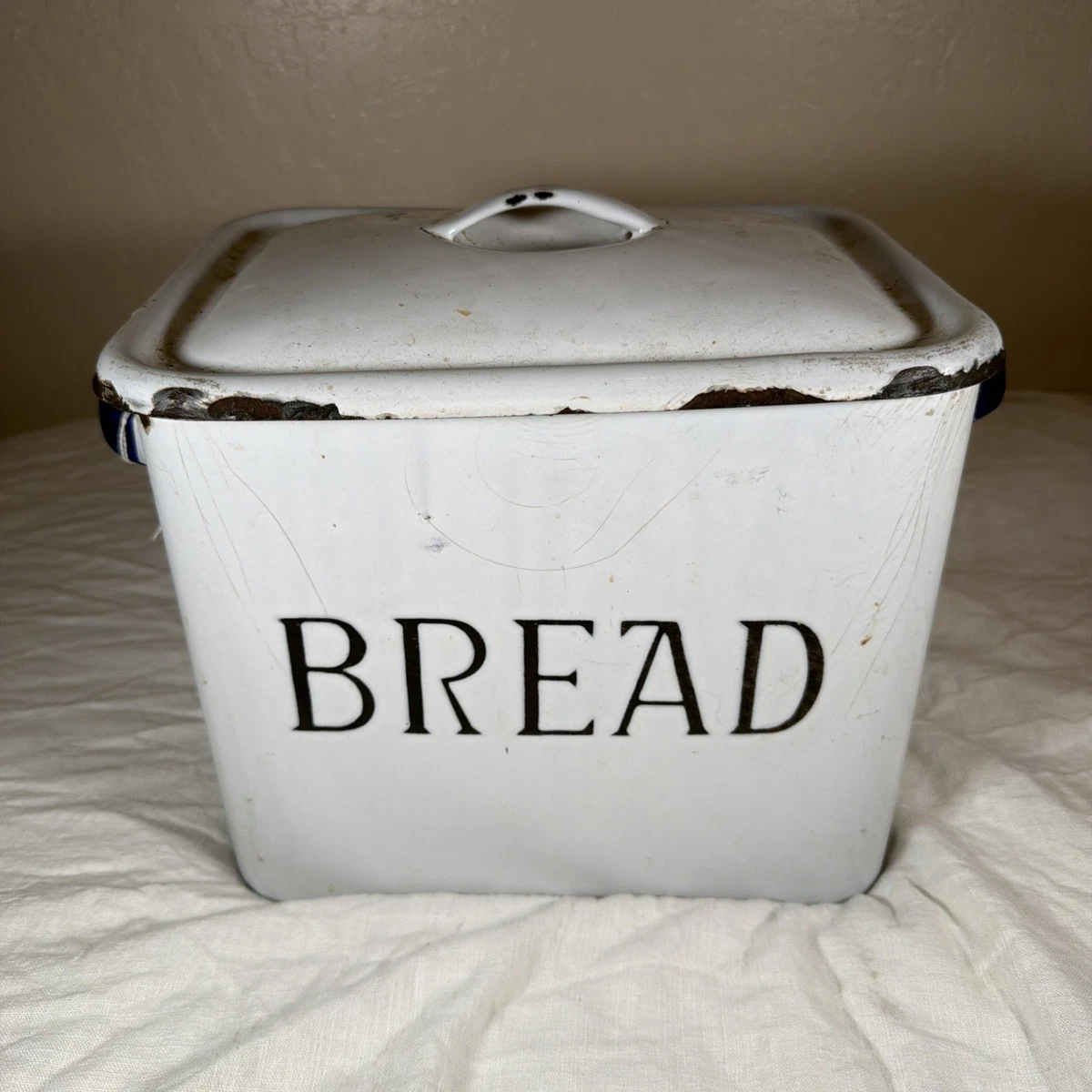 Enamel Bread Box In Collectible Bread Boxes for sale | eBay