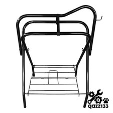1 New Black Saddle Rack Portable Folding Horse Saddle Stand for Western Saddles