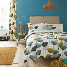 Sanderson Options Dandelion Clocks Duvet Cover Set King Size Chaffinch