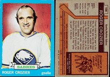 1973-74 Topps Hockey Card #108 Roger Crozier