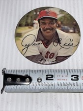 Rare Jim Rice HOF Baseball Button Pin Pinback #36 Red Sox 1978