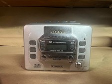 Aiwa TX686 Cassette Tape/Radio Player FOR PARTS NOT WORKING