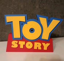 Image of Toy Story 3d Printed Sign Pla Length 19cm Height 15cm