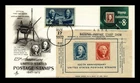 US COVER STAMP COLLECTING 125TH ANNIVERSARY FIRST DAY ISSUE COMBO ARTCRAFT