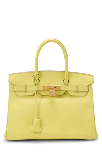 Hermès Lime Epsom Birkin 30 - WGACA