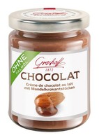Schoko-Creme Chocolat Mit Milchschokolade & Mandelkrokant Von Grashoff, 235G