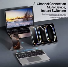 New Detachable Magnetic Bracket Multi Devices Foldable Keyboard Touchpad IPhone