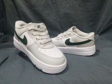 Nike Toddlers Force 1 Low Easy On TD Sneakers Grey/Green 9c NEW NO BOX 
