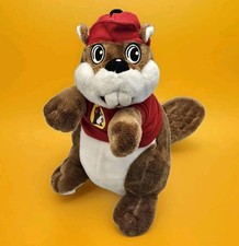 Buc-ees Beaver Mascot 10  Plush Bucky Wearing Shirt Bucees Stuffed Toy Jaag