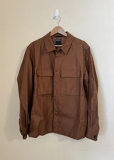 Zegna Oasi Linen Overshirt Button Up Shirt Vicuna XL