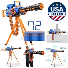 X-Shot Insanity Motorized Rage Fire by ZURU 72 Darts, Air Pocket Technology D...