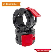 Durable Olympic Barbell Clamps - Quick Release Collars for 2-Inch Bars Pair 