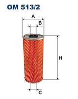 Filtron Om 513/2 ÖLfilter FüR Man, Mercedes-Benz