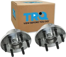 TRQ 2pc Front Rear Wheel Bearing & Hub Set for 97-04 Dodge Dakota BHA53373