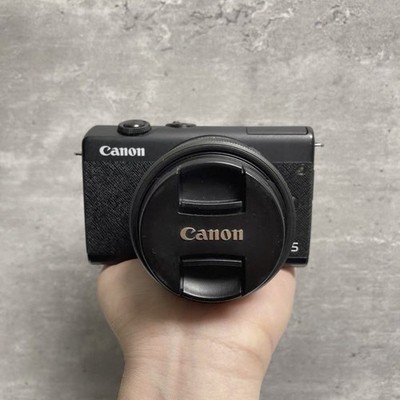 Canon EOS M200 Mirrorless Camera Black Lens 15-45mm 90%new