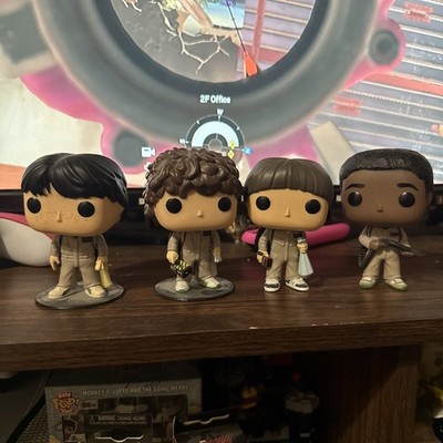 Funko Pop! Stranger Things Ghostbusters Set Of Dustin, Lucas, Mike, And Will OOB