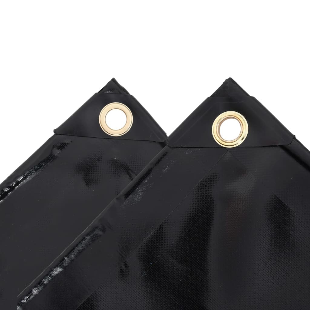 Telone Industriale PVC 650g/m² Nero 3x4 m - Copertura Pesante Camion