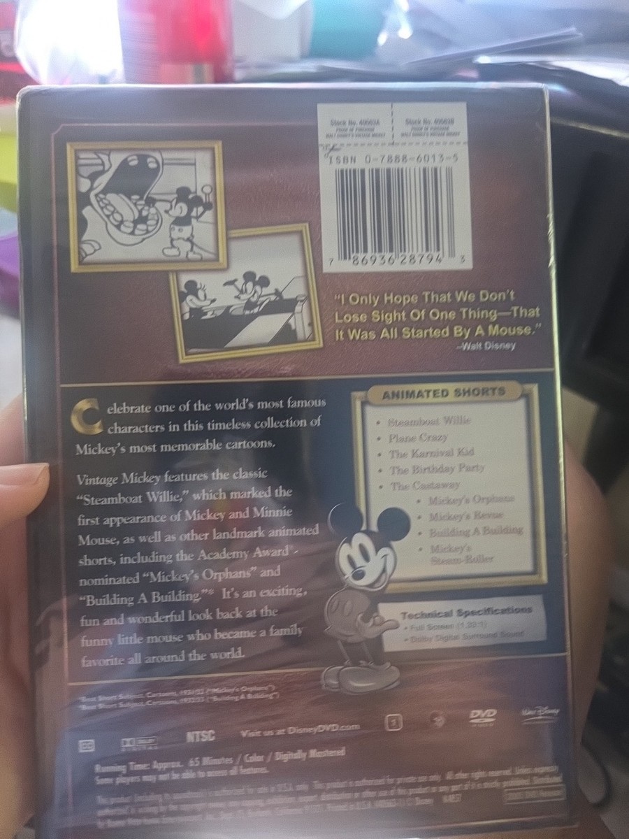 Vintage Mickey (DVD, 2005) for sale online | eBay