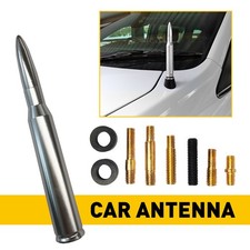 5.5 Car Antenna Amfm Bullet Signal Reception Silver Universal For Vehicle 5.5 Car Antenna Amfm Bullet Signal Reception Silver Universal For Vehicle