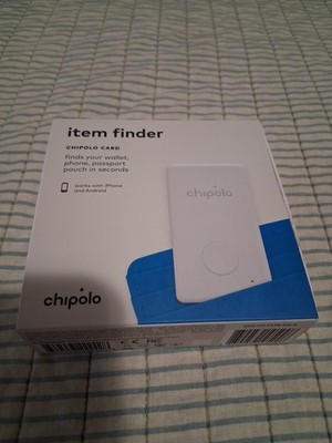 Chipolo CARD Item Finder for Apple and Android Devices - 1 Pack - White