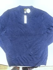 J Crew Cashmere Sweater - Men's Medium  158 BE895 Navy Blue