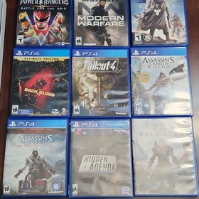 Sony PS4 Console with 2 Controllers & 9 Games: Assassin's Creed, Call of Duty