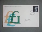 GB DEFINITIVE FDC 1972 £1 WINDSOR SINGLE RING  P/MARK