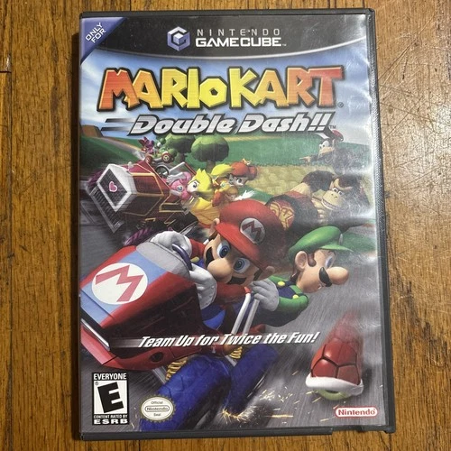 Mario Kart: Double Dash. GameCube. Tested. Works. Black Label. Manual Included.