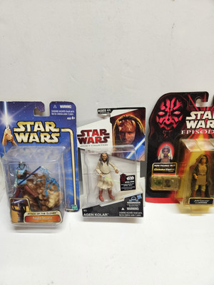 Star Wars  Adi Gallia aayla secura agen kolar lot  3.75'' VTG
