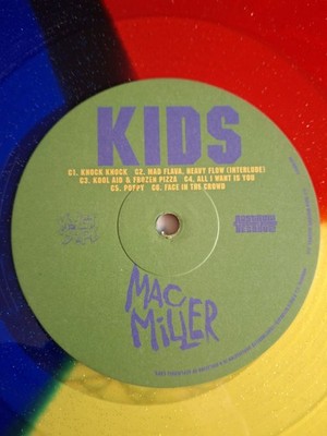 Mac Miller - KIDS, Vinyl Record, 2LP, Red/Blue/Yellow Glitter