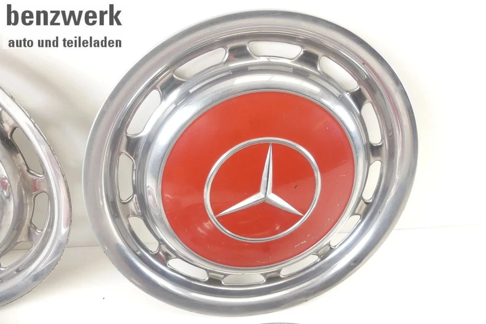 Mercedes W108 W116 W114 W115 W123 4X Radkappe Chrom 14 Zoll ORIGINAL 1154010324✔ - Bild 4 von 4
