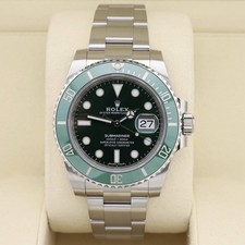 Rolex Submariner Green Men's Hulk - 116610LV 2020 Box And Papers UK Watch