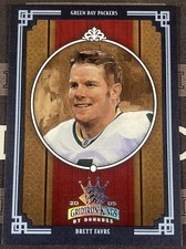2005 Donruss Throwback Threads Brett Favre Gridiron Kings Framed Blue /10