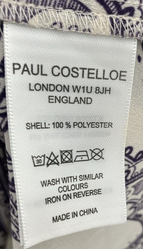 Paul Costelloe Black Label Sleeveless Cowl Neck Top Size L - Picture 5 of 5