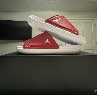 Jordan Play Slide Red White DC9835-611 Size 10 New Authentic  display picture 3