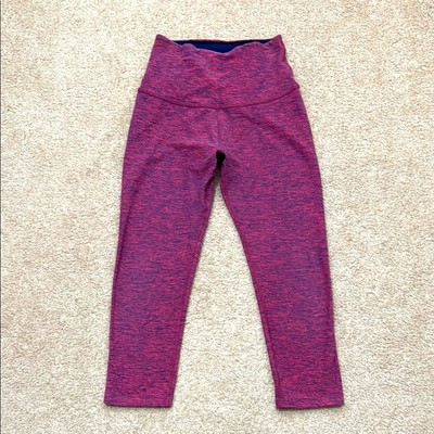 Beyond Yoga Space Dye High Rise Pink Capri Length Leggings Size Small