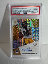2020  Panini MOSAIC Prizm Silver Prizm  ANTHONY MCFARLAND AUTO PSA 10 ROOKIE