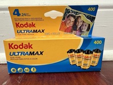 Kodak UltraMax 400 Color Print Film 35mm 4 Rolls 24 Exp Expired 10/2009
