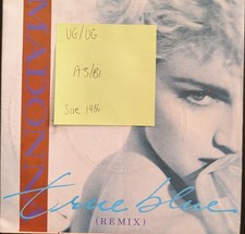 Madonna True Blue Vinyl Record 7" VG/VG W8550 1986