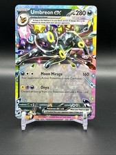Carta Pokémon TCG Umbreon EX 60/131 Doppia Rara Evoluzioni Prismatiche NM